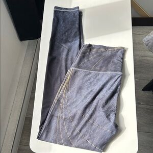 Niyama Sol Dark Navy and Gold Leggings